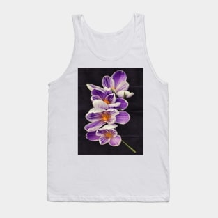 Stripey Crocuses Tank Top